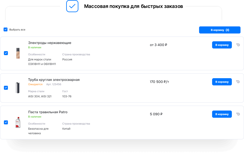 Каталог товаров